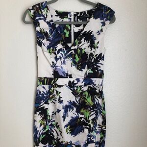 French Connection Cap Sleeve Floral Dress